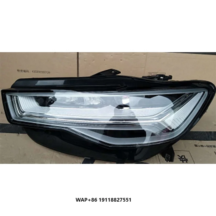 

For A6 C7 PA Headlight Headlamp Middle Version Front Lamp 2016-2018 Year LED Headlights Semi-Assembly 4G0941773H