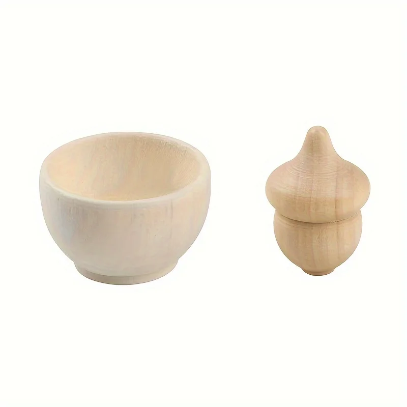 3 قطع/الحزمة من الأطباق الخشبية والجوزن - إكسسوارات صنع الديكور والمجوهرات للحرف اليدوية #3