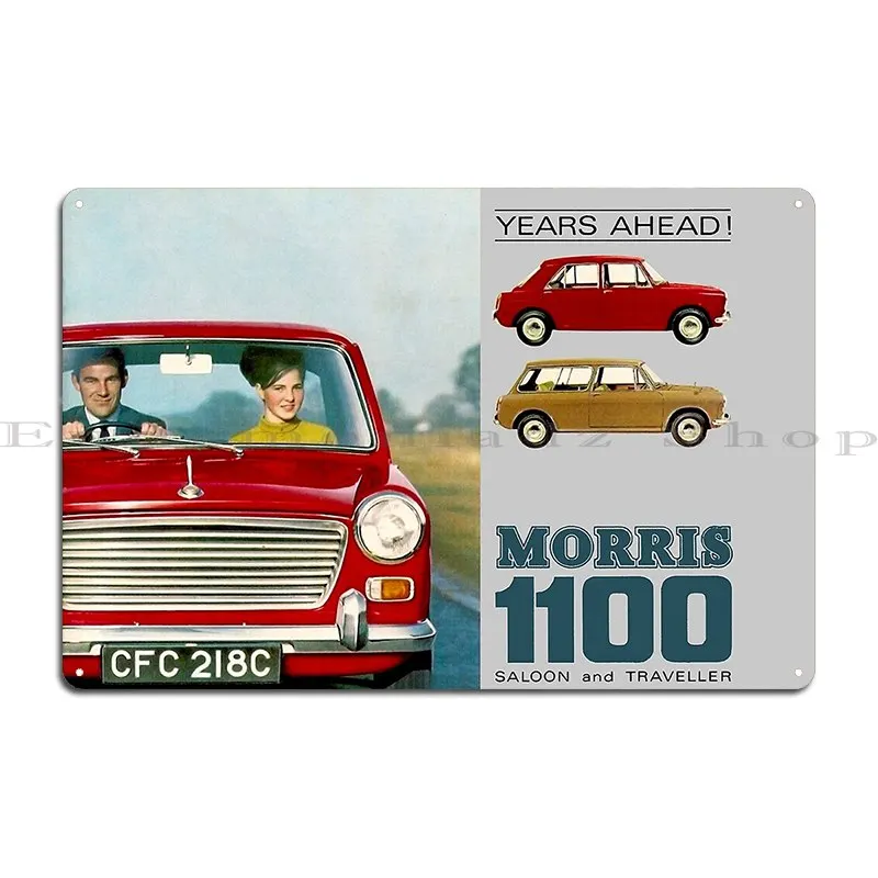 Morris 1100 Metal Sign Garage Plaques Club Bar Pub Customize Tin Sign Poster