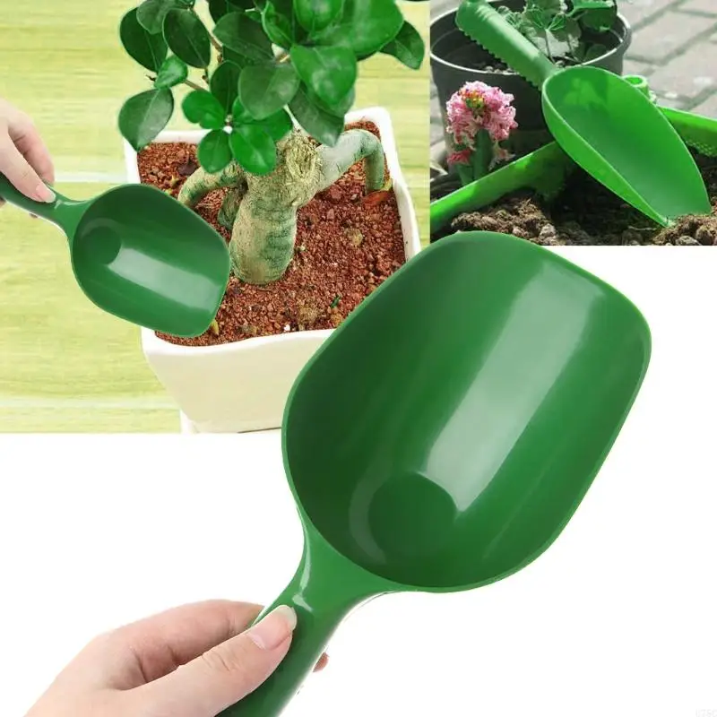 U75C GARDEN ดินหลายฟังก์ชั่นช้อนพลาสติกการขุดเครื่องมือขุดเครื่องมือการเพาะปลูก