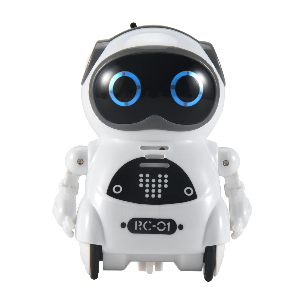 Mini RC Pocket Robot for Kids with Interactive Dialogue Conversation, Voice Recognition, Chat Record, Singing& Dancing