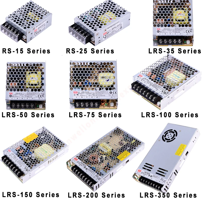 Oznacza dobrze LRS-350-48 meanwell 48V/7.3A/350W zasilacz przełączanie pojedynczego wyjścia DC sklep internetowy