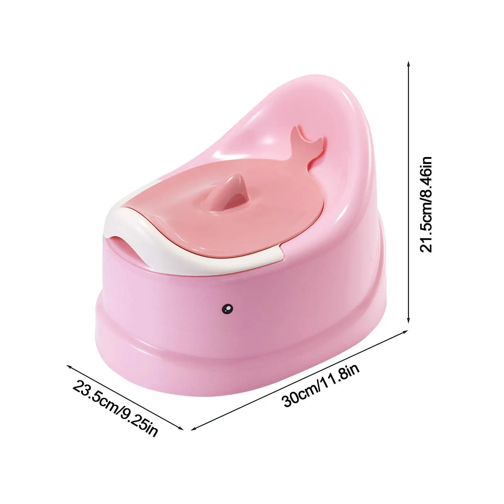 1pc Portable Toddler Potty Baby Toilet Trainer Training Toilet For Travel Stable And Safe Oval Bottom Design Non Slip Potty view 6