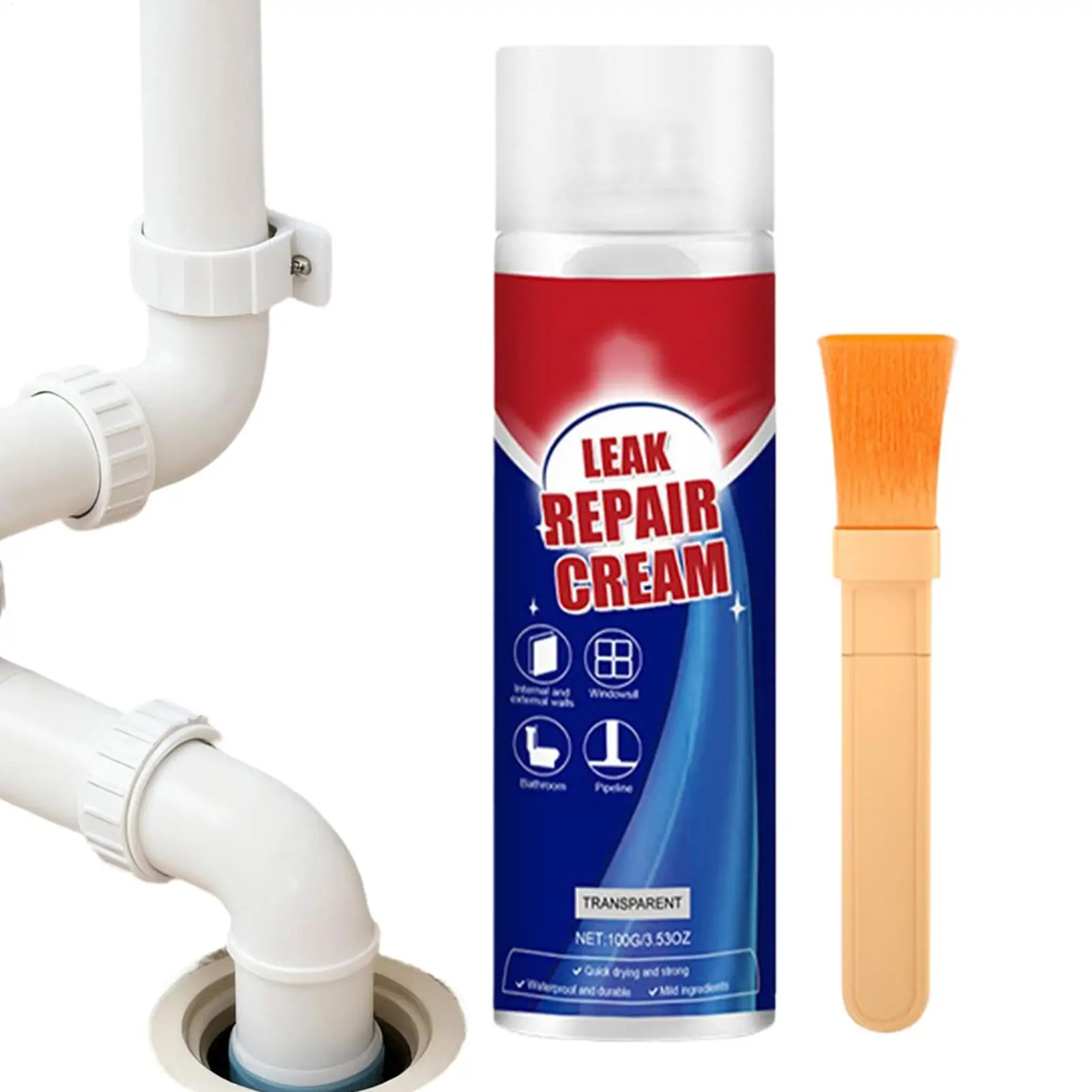 Waterproofing Sealant Leak Repair Spray Leak Repair Paste,Super Strong Bonding Household Sealant Repair Tool Sealant Cream 100g