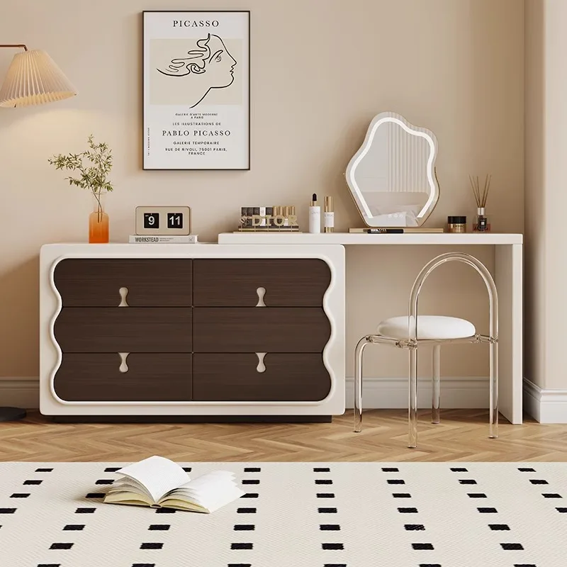 

Modern Cabinet Vanity Table Drawers White Bedroom Makeup Desk Study Dressing Table Cosmetics Large Vestidores Trendy Furniture