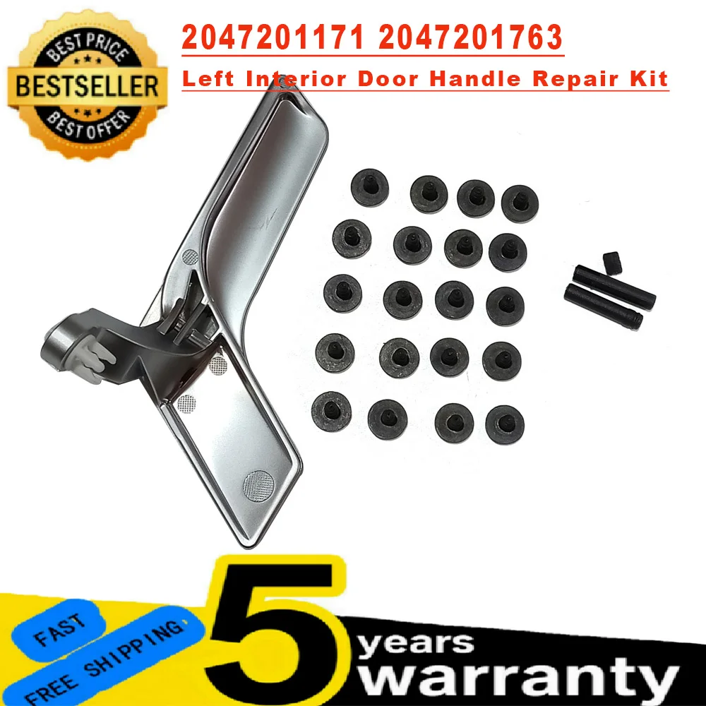 Car Door Handle Left Interior Door Handle Repair Kit 2047201171 2047201763 For Mercedes Benz W204 C-Class Sedan Coupe