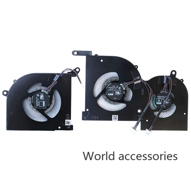 NEW CPU fan GPU Cooling Fan For MSI GS66 WS66 Stealth 10SD 10SE 10SF 10SFS 10SGS MS-16V1 BS5005HS-U4Q BS5005HS-U4J 16V1-G-CW