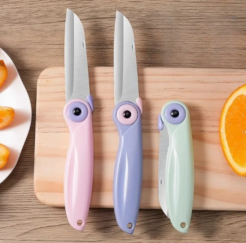 1Pcs Parrot fruit knife home use folding mini knife sharp unpacking courier knife cut fruit special knife kitchen ﻿