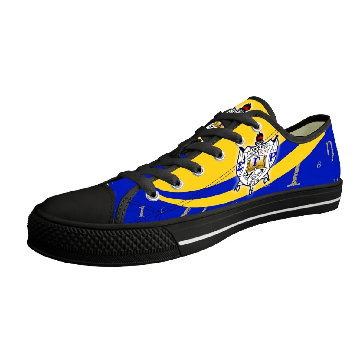 Sapatos de lona unissex com padrão Sigma Gamma Rho, tênis respirável para viagens ao ar livre, leve e clássico, Low Top, Brand Design, novo