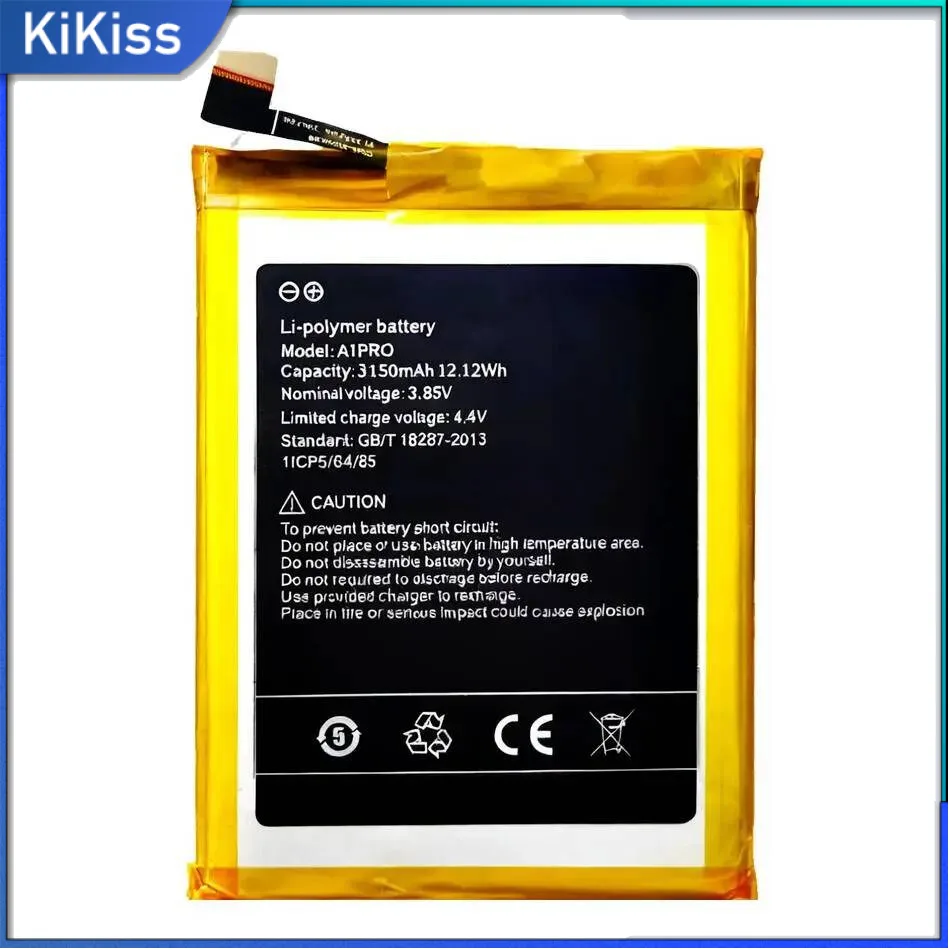 

Аккумулятор мобильного телефона, быстрая зарядка, долговечный, 3150 мАч для Umidigi Umi A1 Pro