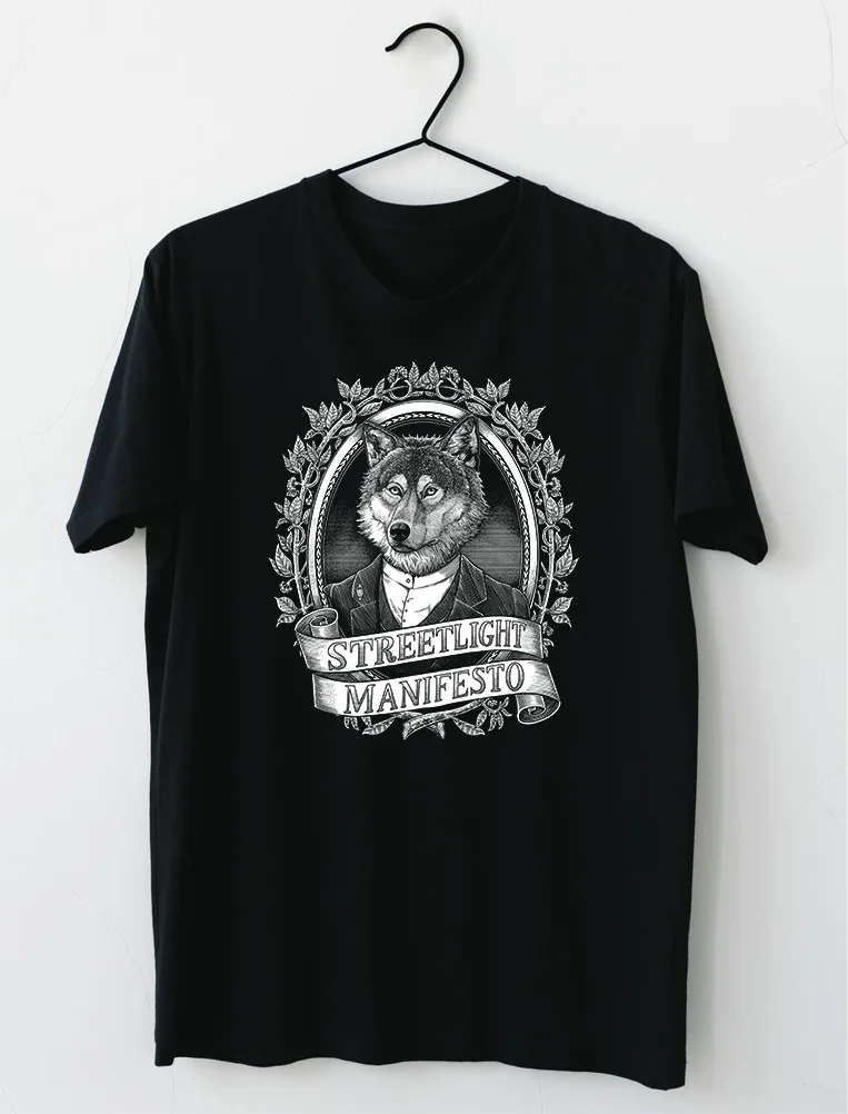 Streetlight Manifesto Dapper Wolf T-Shirt S-2XL