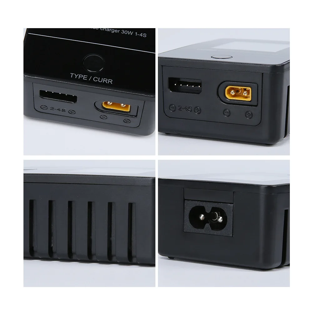 IFlight M4 AC 30W 2.5A อัจฉริยะแบตเตอรี่2-4S เต็มรูปแบบจอแสดงผล100-240V XT30สำหรับสำหรับแข่ง FPV Drone
