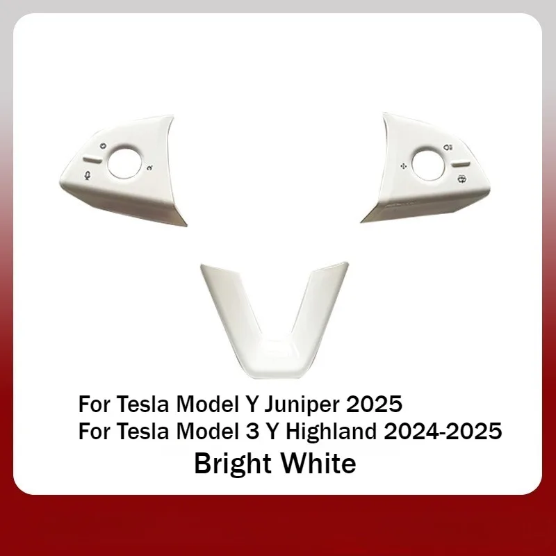 Lenkradabdeckung für Tesla Model Y Juniper Model 3 Highland 6-Sitzer ModelYL Lenkradschutz Dekorative Verkleidung – Detail 8