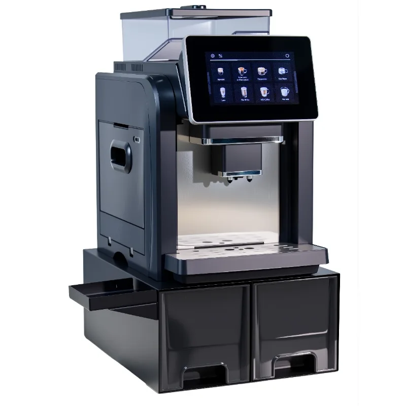 Commercial Professional Smart Coffee Maker Bean to Cup Best Touch Screen Espresso Coffee Machine with Grinder