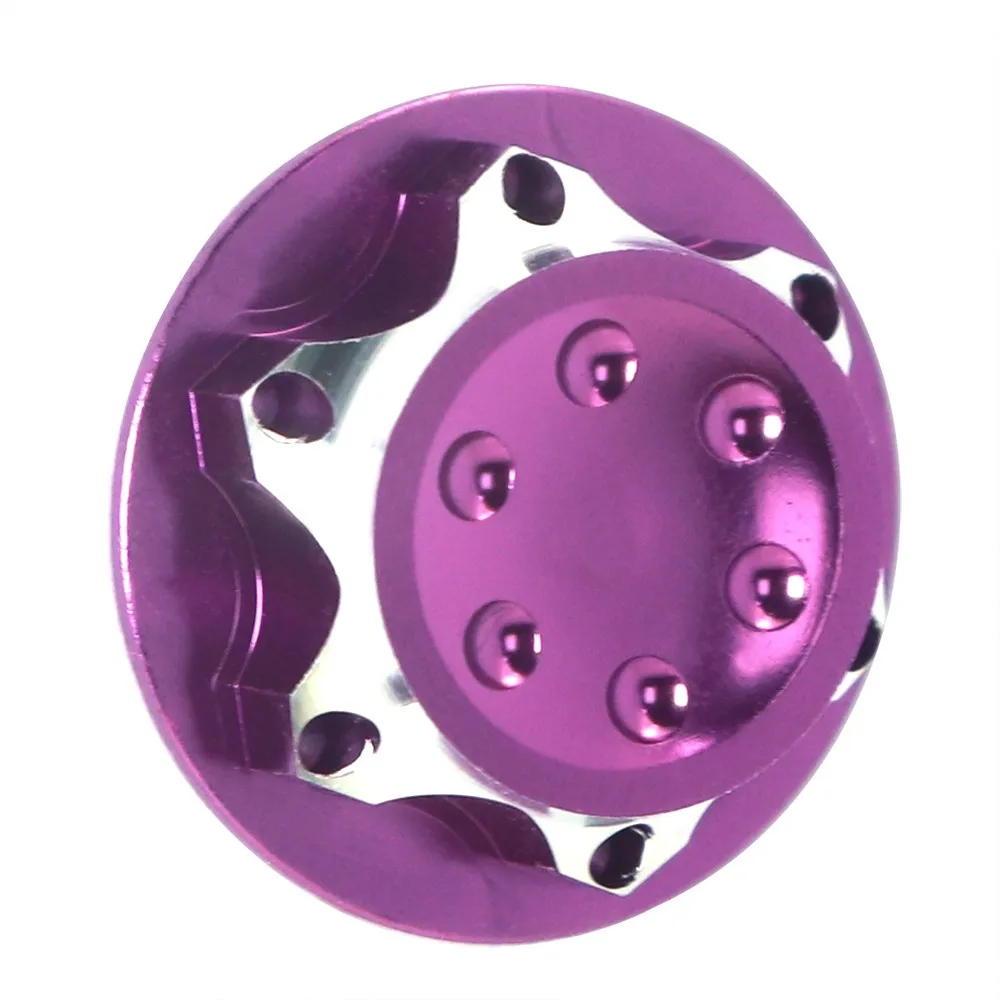 RC سيارة الألومنيوم محور عجلات غطاء غطاء مضاد للغبار 17 مللي متر عرافة الجوز ل Rc 1:8 X-maxx قمة E-revo Arrma نموذج سيارة المضادة للانزلاق عجلة Cov