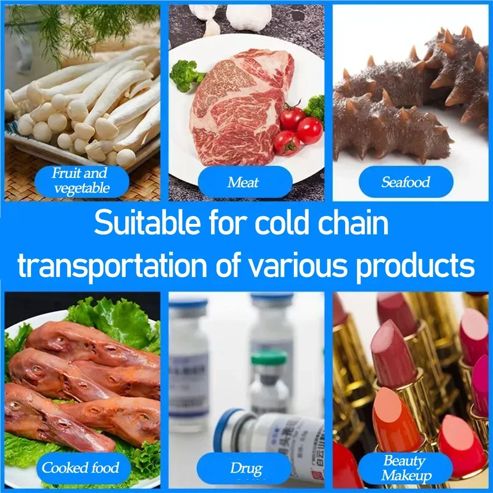 10 Buah Paket Es Gel Terisolasi Paket Es Dingin Kering Tas Pendingin Gel Makanan Makanan Segar Paket Es Kotak Makan Siang Makanan Kaleng Anggur Medis