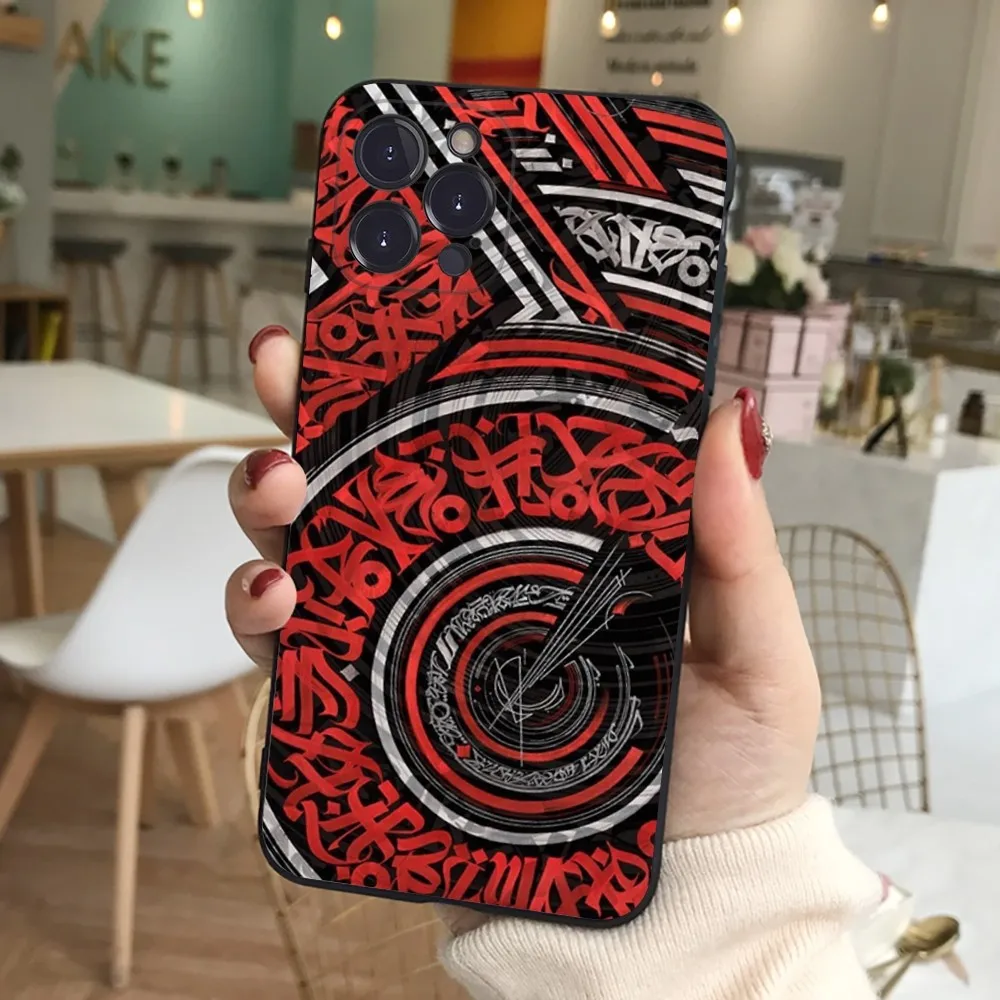 Pokras Lampas Art Graffiti Phone Case Silicone Soft for iphone 16 15 14 13 12 11 Pro Mini XS MAX Plus X Cover