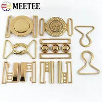 1/2/3/4/5Pcs Metal Belt Buckle Women Coat Decorative Clasp OverCoat Button Garment Hook Buckles DIY Bags Replacement Accessories 2