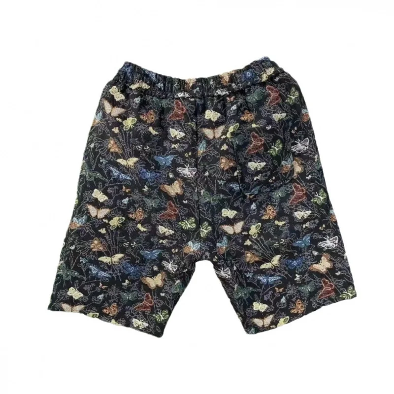 Sommer neue lässige Schmetterlings shorts Herren lose elastische Taille Kordel zug fünf Hosen Shorts