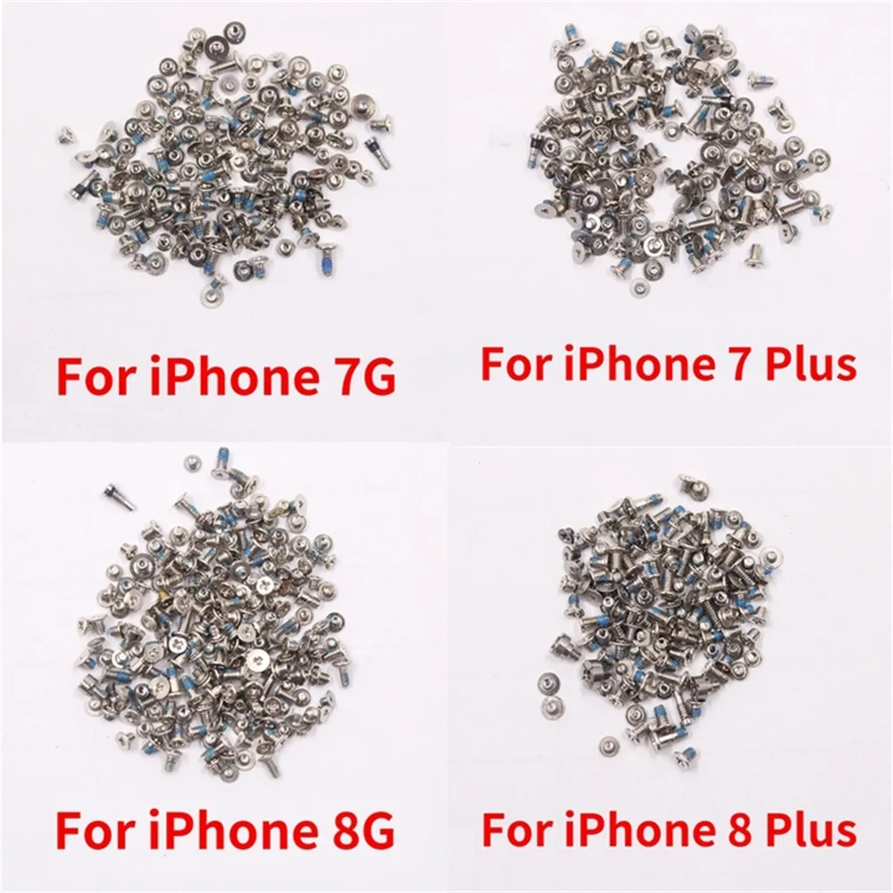 PINZHENG Complete Screw Kit For iPhone 6 6s 7 8 Plus Screw Set Replacement 2 Bottom Dock Screws Accessories Set Repair Bolt