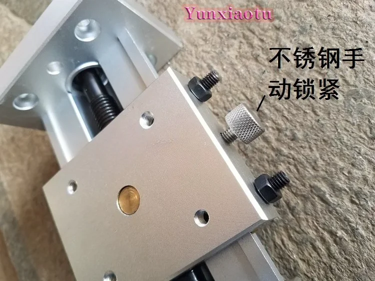Precision Vertical Slide Table Dovetail Groove Lead Screw Slider Z-axis Linear Module for Welding Machine Workbench