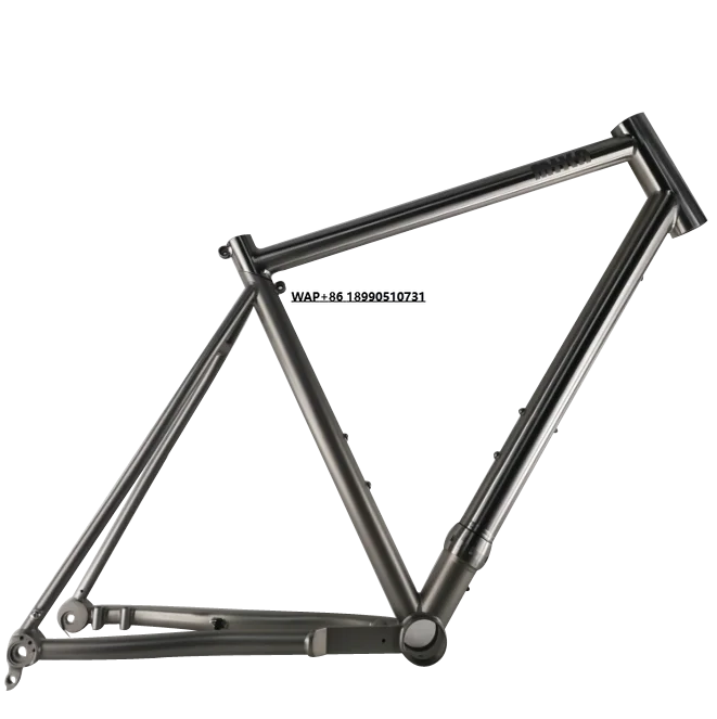 

Full Cable Housing Titanium Gravel Bicycle Frame