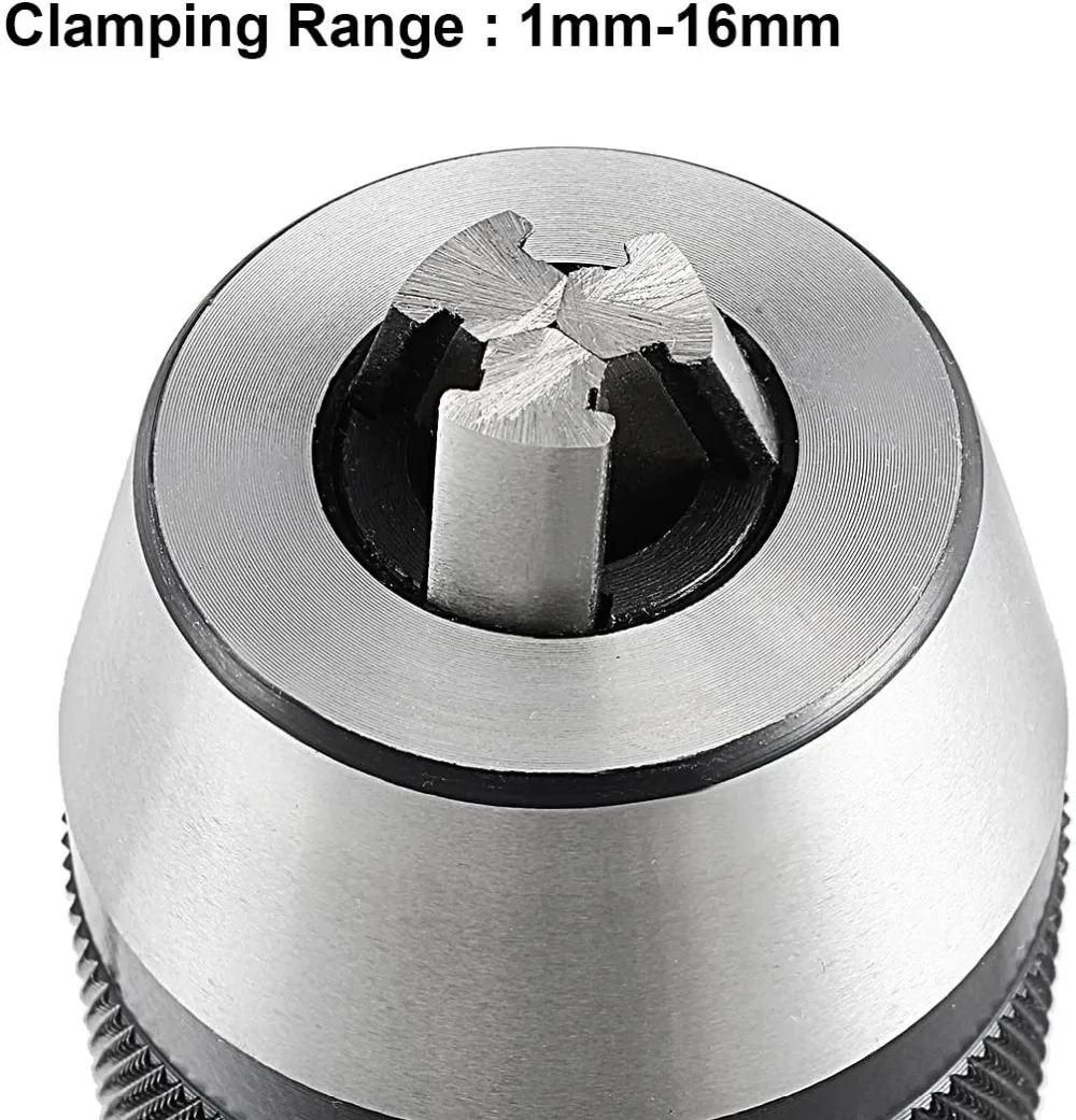 Imagem -03 - Torno Elétrico Torno Mandril de Broca Máquina-ferramenta de Perfuração Cnc Auto Apertamento Dever Leve Alta Qualidade B10 B12 B16 B18 B22