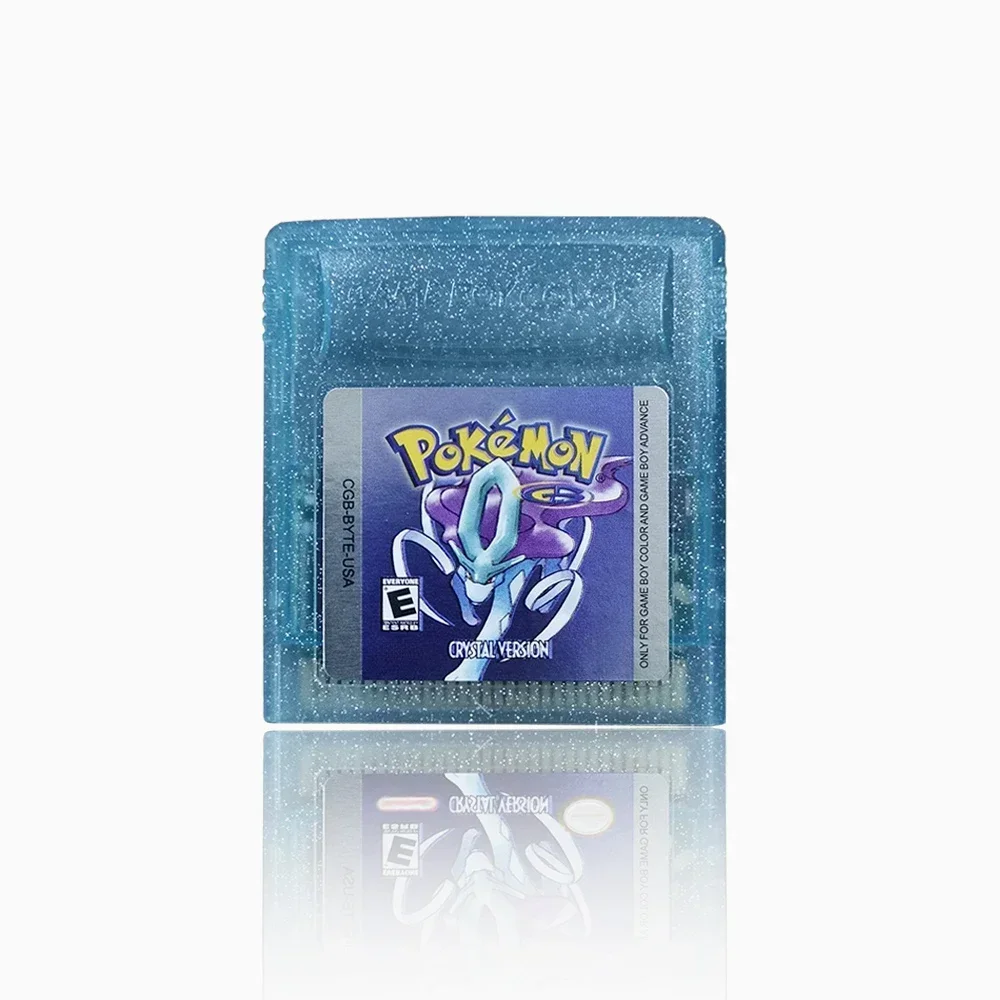 Pokémon 16-Bit-Videospielkonsolen-Kassette GBC-Spielkarte Pokémon-Serie Blau Kristall Gold Grün Rot Silber Gelb USA-Version – Detail 11