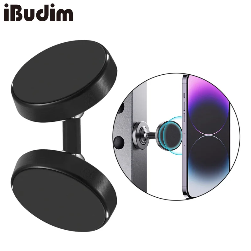 Doppelseitiger Magnetischer Handyhalter Starker Magnet Mobiltelefon-Ständer für Fitness-Studio Küche Befestigung an Jeder Metalloberfläche