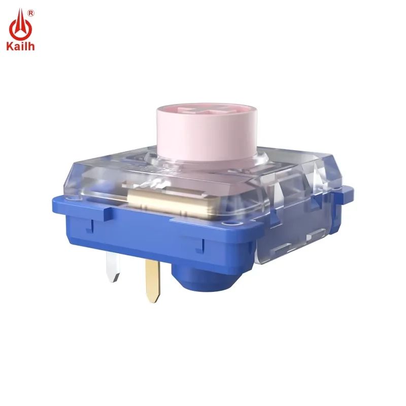 Kailh Low Profile Silent Mechanical Keyboard Switch Deep Sea Islet Pink MINI Linear Applicable to 1353Hitbox MG68 Xiaoshun A75