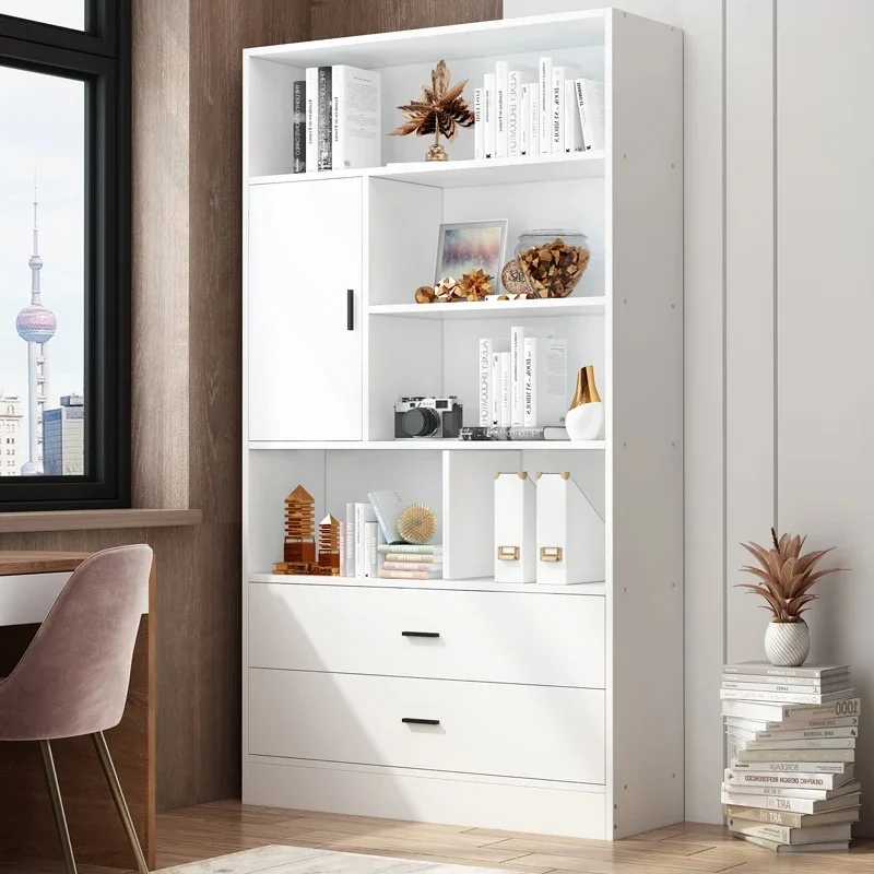 

Large Folding Iron Frame Wood Display Stand Bookshelf for Bedroom, Baby Room, or Veranda Storage