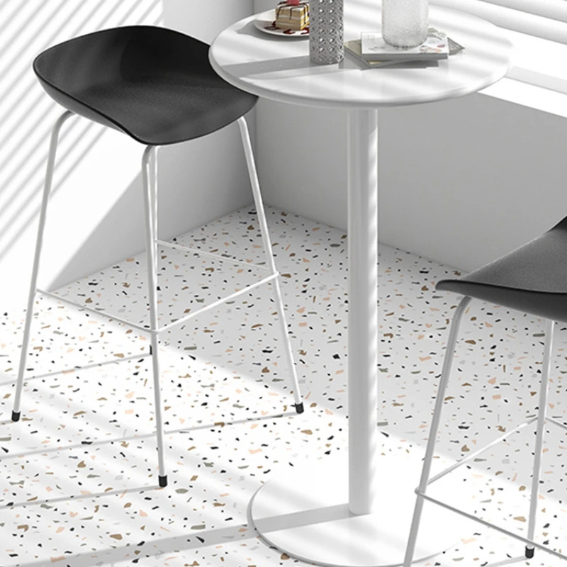 Design Minimalista Metal Bar Mesas, Café Moderno Japonês Retangular, Requintado Cocktail Móveis, ZT50BT