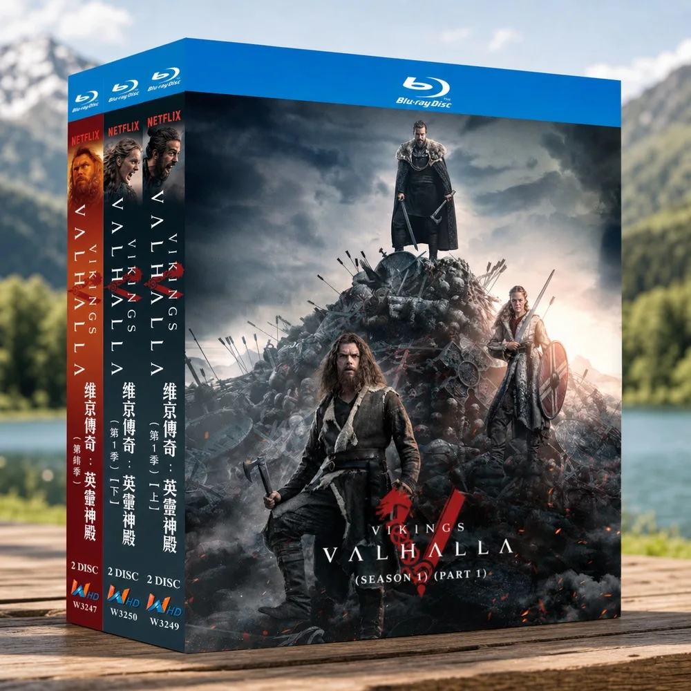 Blu-ray Ultra HD TV Series Vikings Valhalla Seasons 1-3 BD Box Set