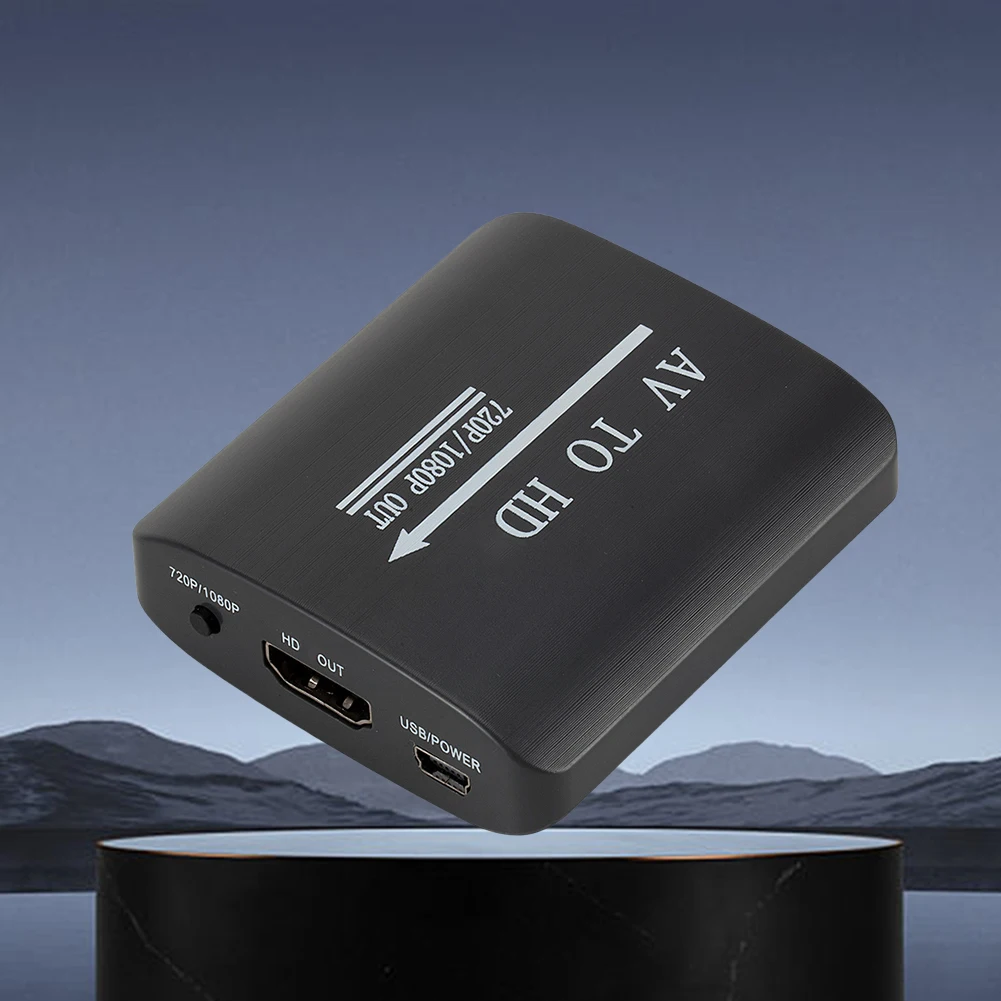 Композитный адаптер HD 1080P RCA-HDMI с поддержкой PAL AV-HDMI-совместимого видеоконвертера CVSB L/R для N64 Wii PS1/2/3