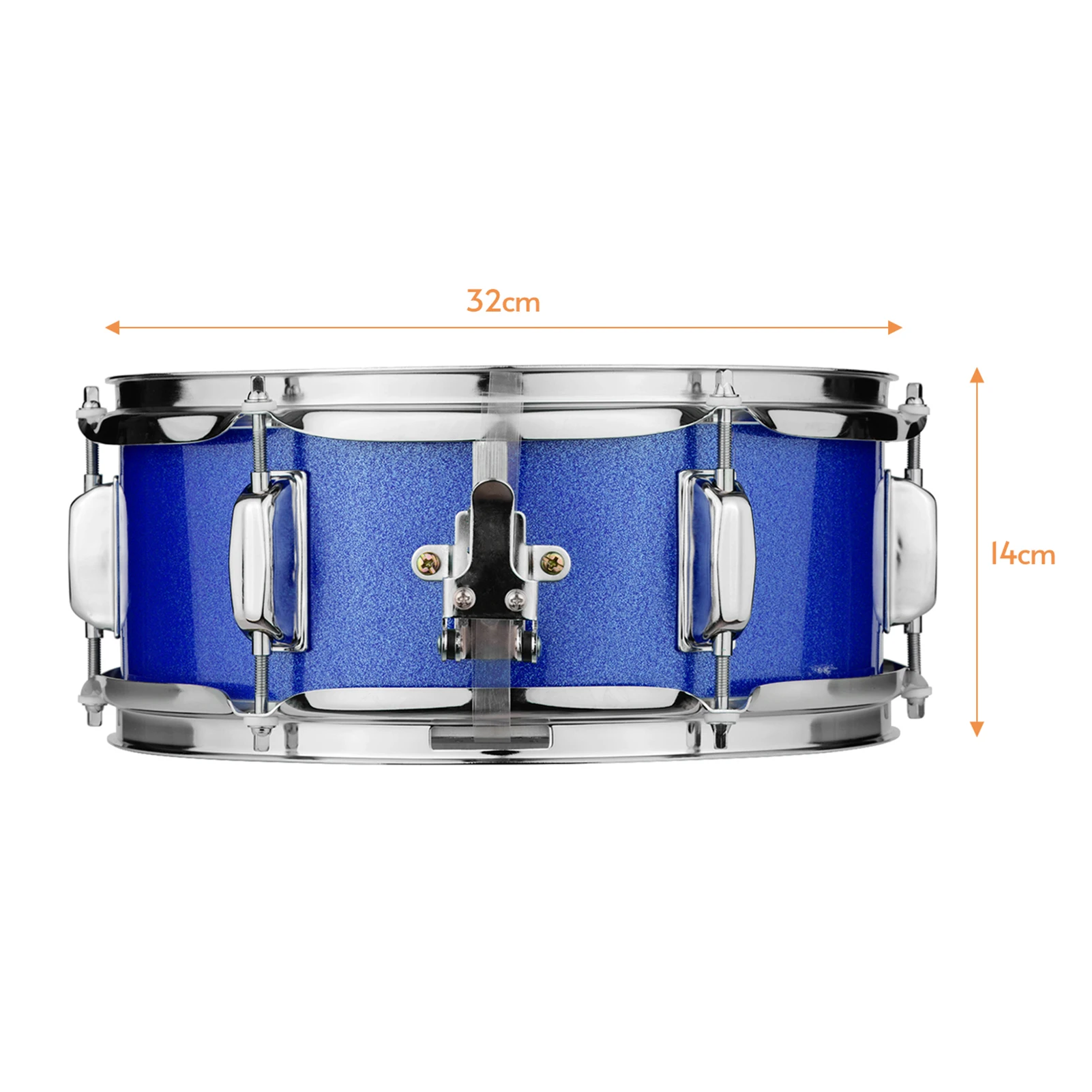 12 inch Snare Drum Head met drumstokken, schouderriem en drumsleutel voor studentenband