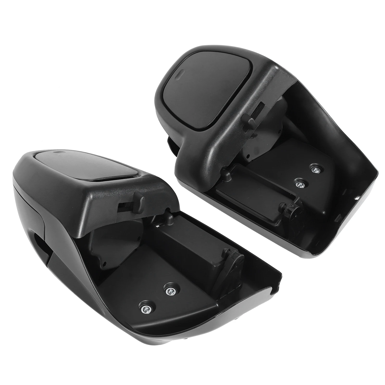 2Pcs Lower Vented Leg Fairing & Glove Box Protective Cover, Motorcycle Body Mod Panel For Touring Models 2014-20