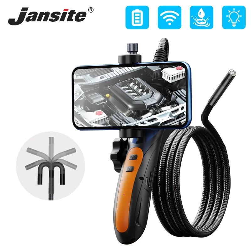 

HD эндоскопическая камера 8 мм с одним/двойным объективом IP68 Водонепроницаемая камера для осмотра автомобиля Бороскоп Оборудование для осмотра Камера Автомобильные инструменты