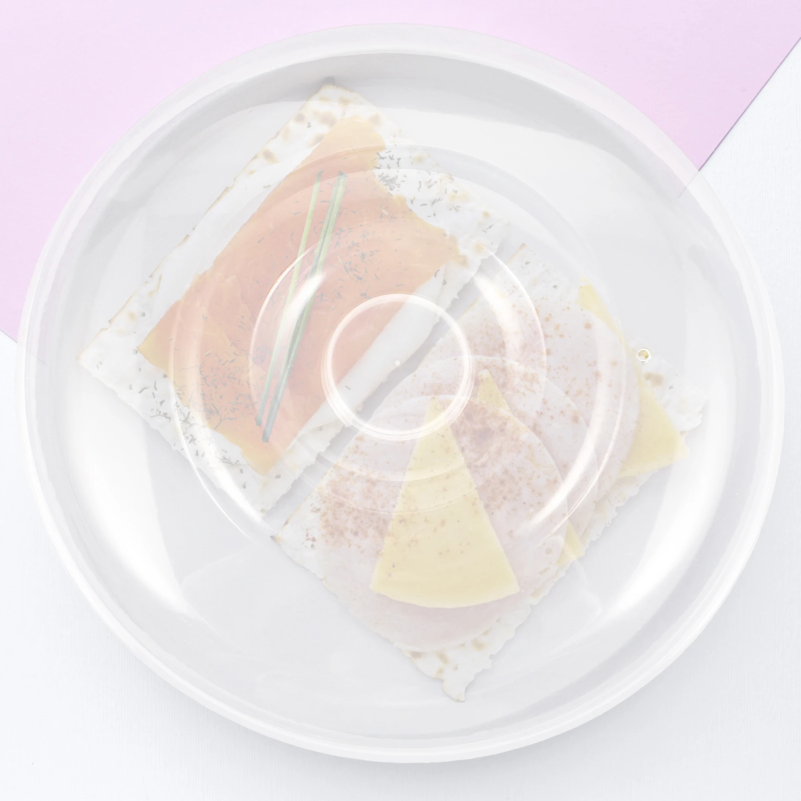 

2Pcs Clear Insulated Food Cover Rust-Proof Long-Lasting Home Restaurant Hotel Dish Protection Covers Kitchen Food Cover