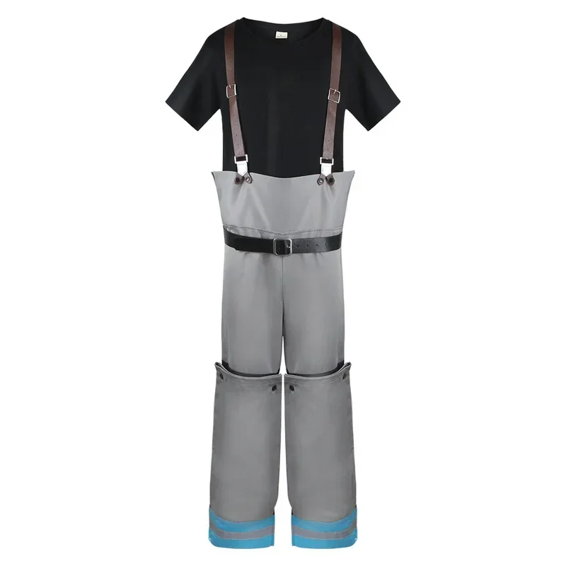 SN66 Shinra Rusakabee Mantel Hosen Jacken Feuerwaffe Cosplay Kostüm Enen no Shouboutai Feuerwehr Asa Boiru Uniform Männer BoW&C@