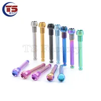 TG 2 juegos y 10 juegos Titanium Factory aleación de titanio pestillo de freno de disco hebilla serie TC4 no oxidado GR5