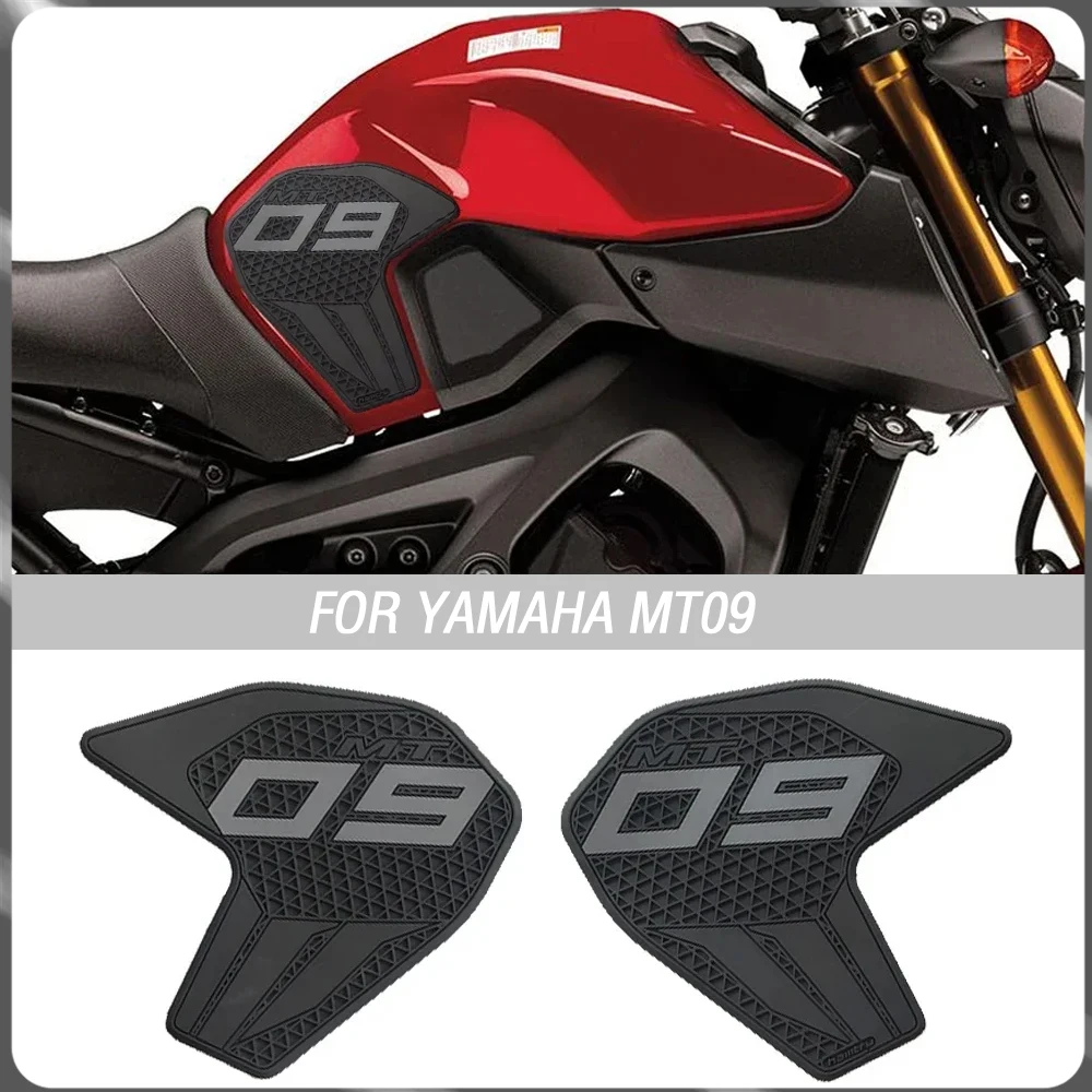 

For Yamaha MT09 MT-09 2013-2020 motorcycle modification anti slip side fuel tank pad and side plate protection sticker