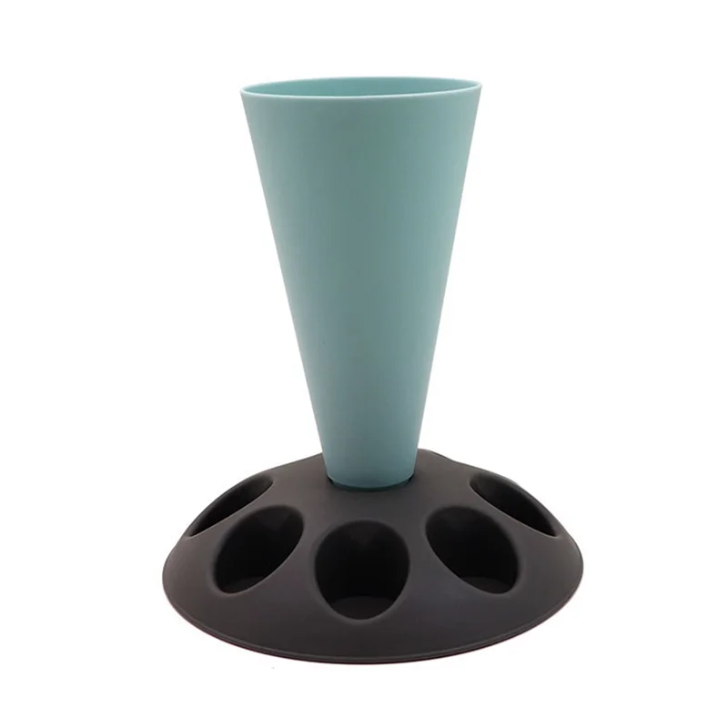 Soporte para bolsa de manga pastelera con boquillas de 8 ranuras, soporte de bolsa de repostería de plástico para Kit de decoración de pasteles D-B61B
