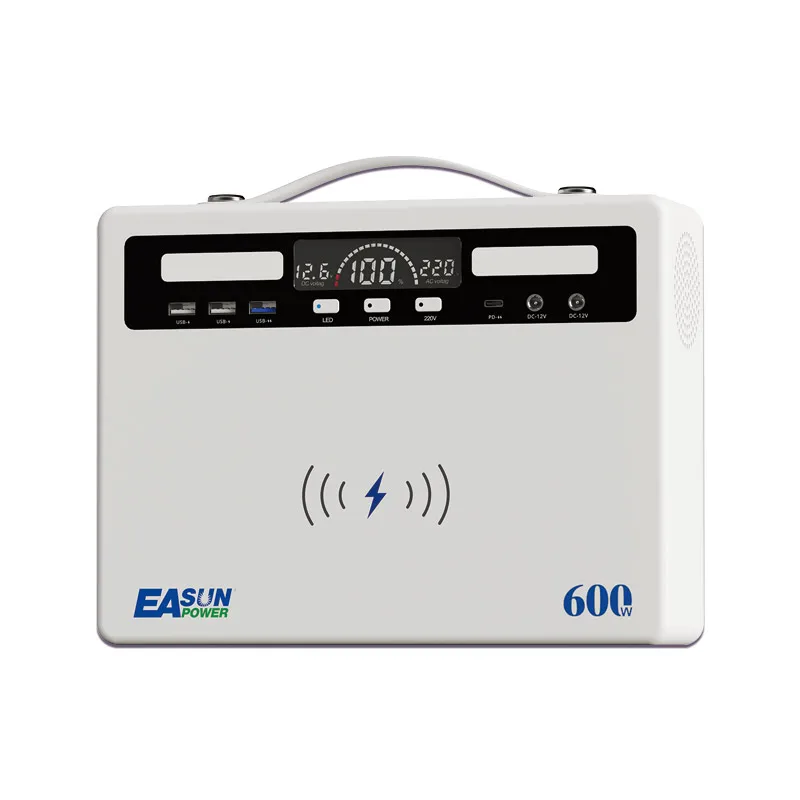 1000 W/781WH/70.4A 600 W/586WH/52.8A Draagbare Krachtcentrale 12.6V18650 lithiumbatterij Backup Energie Outdoor Camping RV Thuis