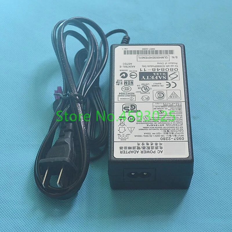 Input: 100-240V 50/60hz 1300mA Output: +32V 750MA 0957-2280 For HP B110a B210a Printer