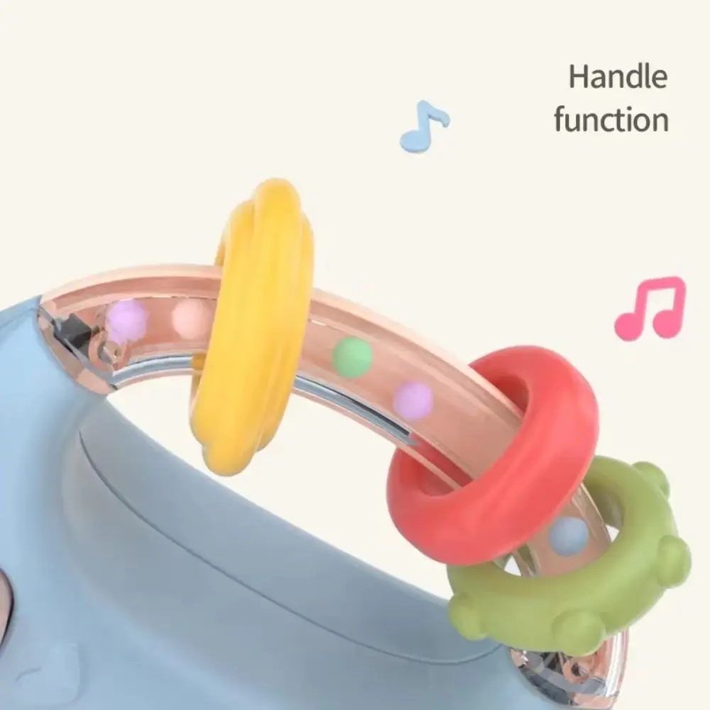 Giocattolo per biberon neonato Sonagli per massaggiagengive Morbido giocattolo per biberon musicale educativo Lenitivo Musica vocale Giocattoli per bambini mobili