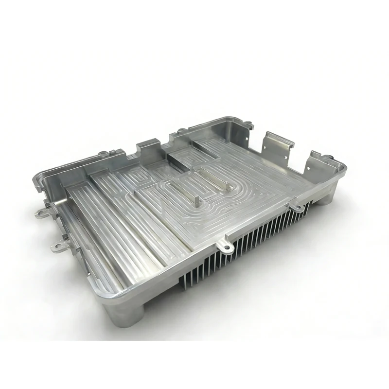 Custom CNC Machined Aluminum High-density Finned Aluminum Heat Sink CNC Milling Machining Parts