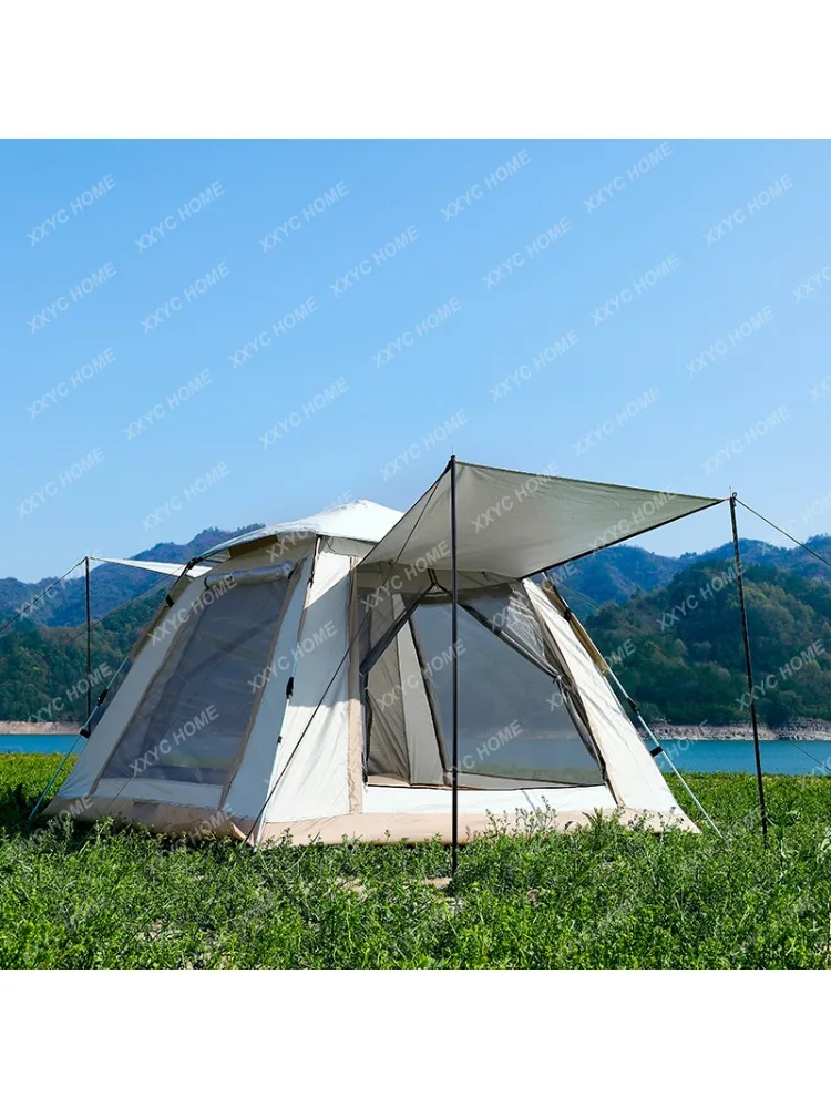 Portable Quickly Open Outdoor Tent Camping Automatic Camping Sunscreen and Waterproof