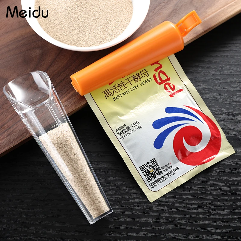 21N yeast measuring device with scale 5g measuring spoon household baking tool quantitative spoon measuring cup grams counting s