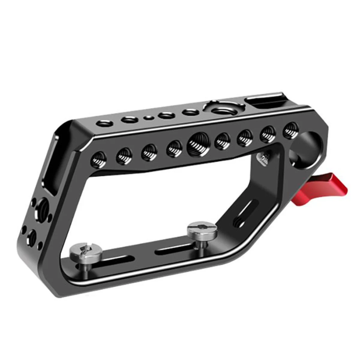 

Camera Top Handle Grip with Cold Shoe Mount 1/4 3/8 ARRI Cheese Holes for 15mm Rail Rod Clamp DSLR Camera Accessories&WMAN