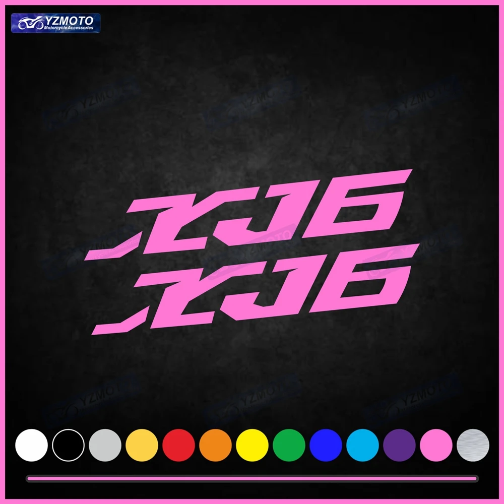 Аксессуары для мотоциклов XJ6, гоночная наклейка, кузов топливного бака, логотип, наклейка, обтекатель двигателя, лобовое стекло, шлем, декоративные наклейки